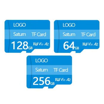 Özel TF Kartı Depolama Telefon Kamera Bellek Kartı 32GB 64GB 128GB 256GB Su geçirmez