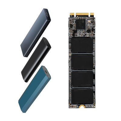 Özel Logo M.2 Endüstriyel Katı Durum Sürücüsü 64GB 128GB 256GB 1TB Sabit Disk SATA III SSD
