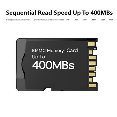 Sequential Read Speed Up To 400MBs EMMC Memory Card Standard Product Completion Capacities 8GB 16GB 32GB 64GB 128GB 256GB